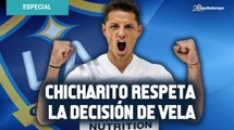 Chicharito respeta la decisión de Vela pese a tener también a su esposa embarazada
