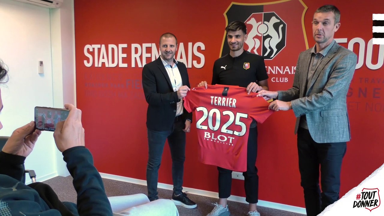 Premiers mots et premières foulées en Rouge et Noir pour Martin Terrier !