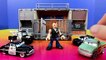 Disney Pixar Cars Sheriff Car Lightning McQueen Mater Go On Mission Bring Imaginext Biker To Jail