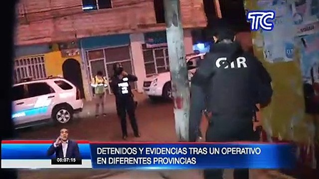 Varios operativos realizados en distintas provincias deja detenidos y evidencias