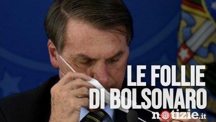 Coronavirus, follia Bolsonaro: “Sono positivo” e poi toglie la mascherina e minimizza | Notizie.it
