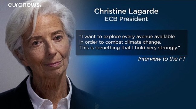 Christine Lagarde veut une Banque Centrale Européenne plus verte