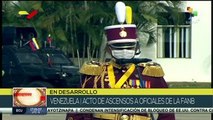 Pdte. Maduro encabeza acto de ascenso de oficiales de la FANB