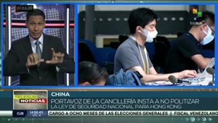 Gobierno chino llama a "no politizar" Ley de Seguridad Nacional