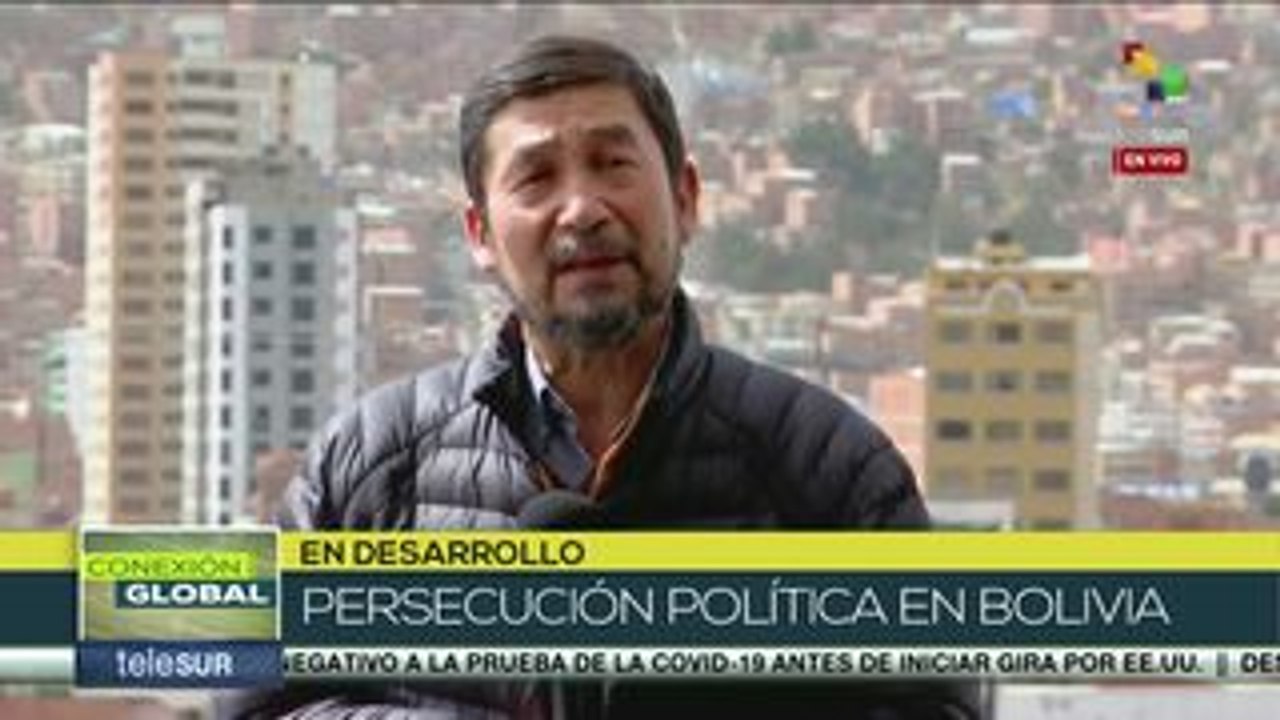 Bolivianos denuncian persecución del gobierno de facto contra Evo