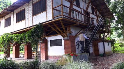 عالم كولومبي يمضي فترة الحجر داخل حديقة حوّلها "جنة نباتية"