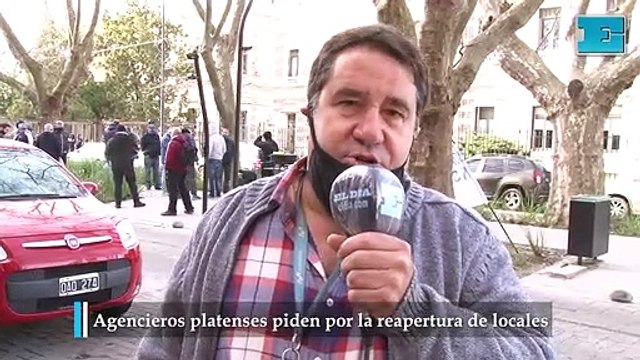 Agencieros platenses piden por la reapertura de locales