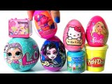 Play Doh Surpresa LOL Mermaid Dolls Barbie Hello Kitty Fashems Stackems TOYS SURPRISE by Funtoys