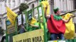 Farmers hold tractor protest in central London over agricultural bill