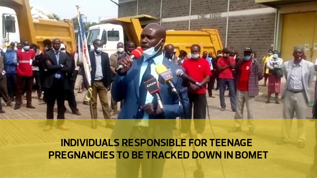 Individuals responsible for teenage pregnancies to be tracked down in Bomet