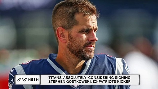 Titans 'absolutely' considering signing former Patriots kicker Stephen Gostkowski
