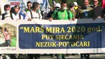 Srebrenitsa kurbanlarının anıldığı Barış Yürüyüşü başladı