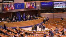 Merkel wirbt im EU-Parlament für Wiederaufbaufonds