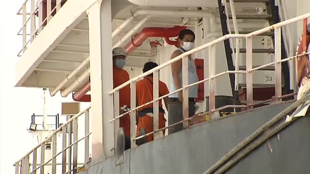 Inmovilizado un barco en el Puerto de Algeciras por un posible brote de COVID-19