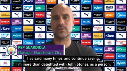 Guardiola casts doubt on Stones' City future