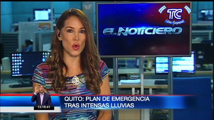 Municipio de Quito activó plan de emergencia tras intensas lluvias