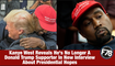 F78NEWS: Kanye West reveals he no longer supports Donald Trump. #KanyeWest #DonaldTrump #USElection #Presidency #President #Election