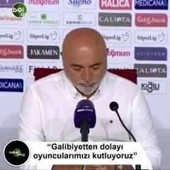 Hikmet Karaman: "Galibiyetten dolayı oyuncularımızı kutluyoruz"