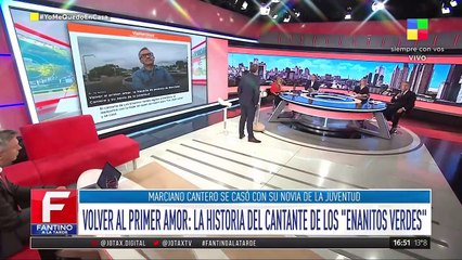 El cantante de Enanitos Verdes volvió con su primera novia y se casó