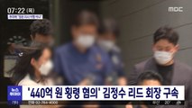 '440억 원 횡령 혐의' 김정수 리드 회장 구속