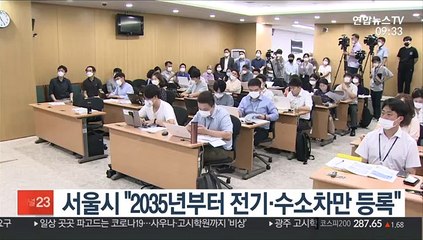 서울시 "2035년부터 전기·수소차만 등록"