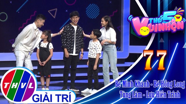 Phần giao lưu giữa đội Bé Minh Khánh - Bé Hồng Long và đội ca sĩ Tùng Lâm - Lưu Hiền Trinh