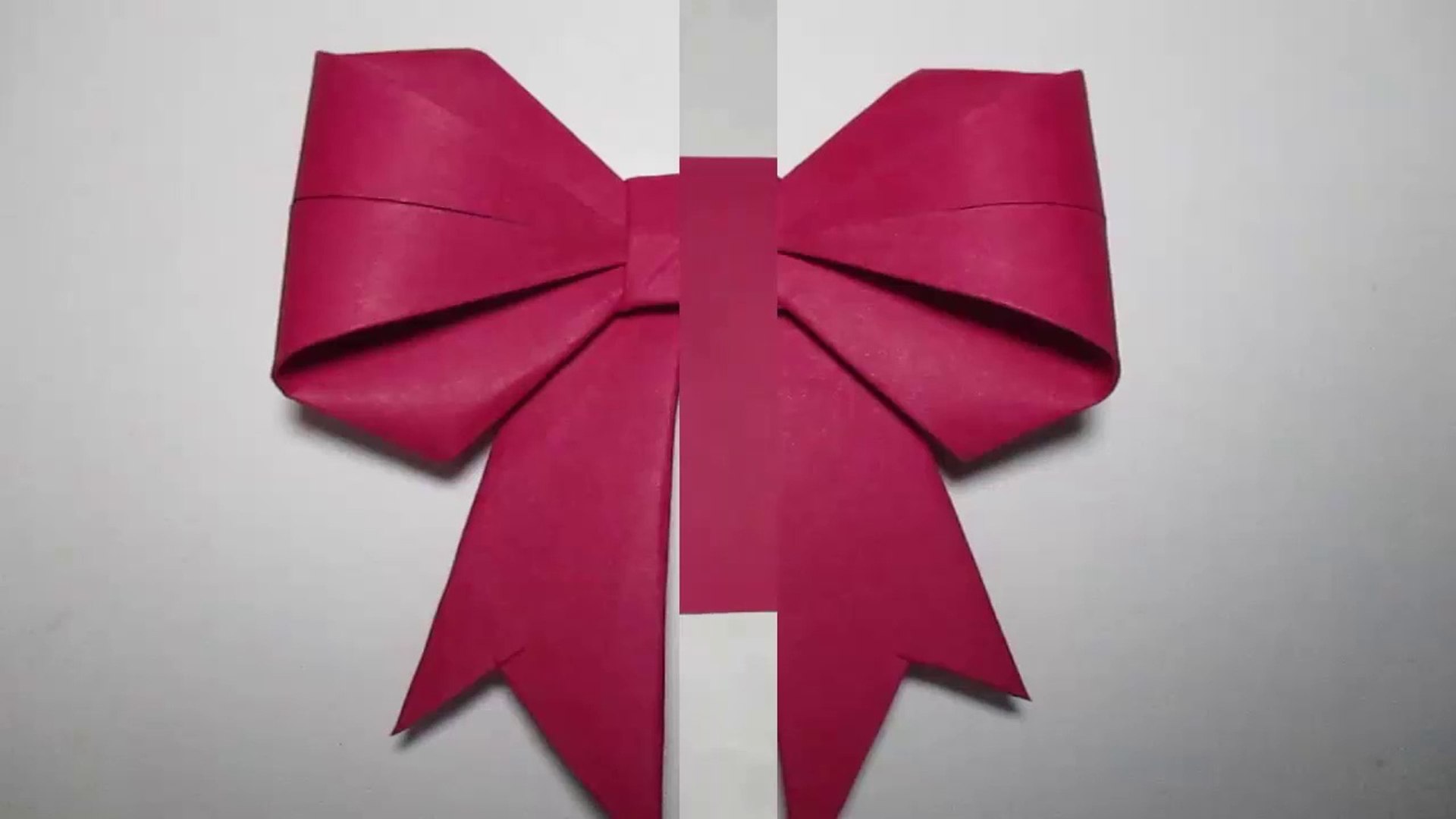 How To Make Paper Bow | Easy Paper Bow Step by Step Tutorial | Paper Bow  Making | Paper Craft Ideas - video Dailymotion