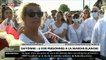 Bayonne - Regardez les larmes et l'émotion hier soir des 6.000 personnes lors de la marche blanche après l'agression sauvage d'un chauffeur de bus
