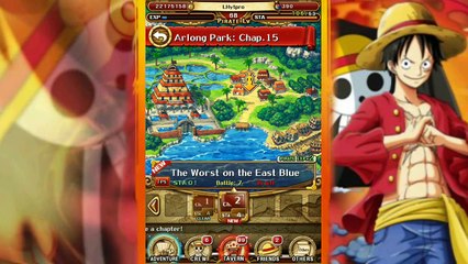 Arlong Park Gameplay no One Piece Treasure Cruise