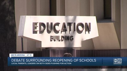 Debate surrounding reopening of schools continues to escalate