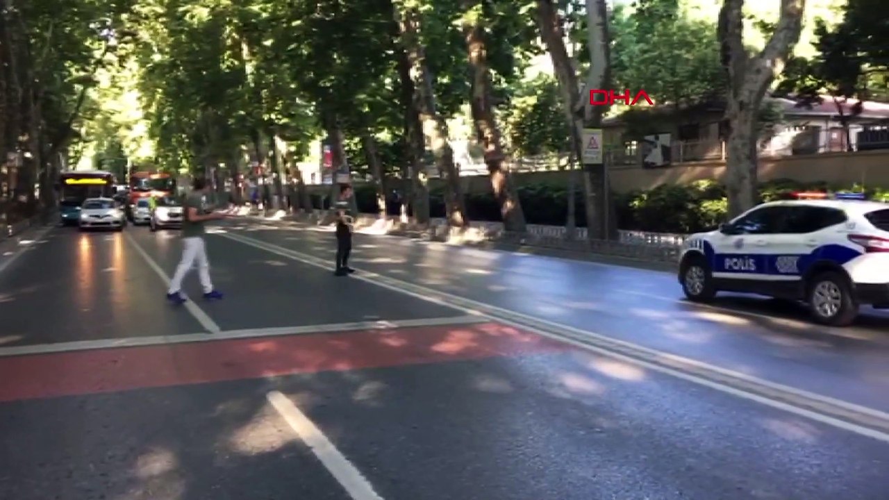 Dolmabahçe’de hareketli anlar