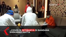 Maria Pauline Jalani Rapid Test di Ruang Tunggu Bandara