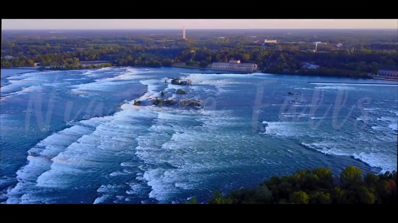 Relaxing video | Niagra Falls by Drone | Canada | USA | Niagra Rivers | 4k ( ULTAHD) | World Favor