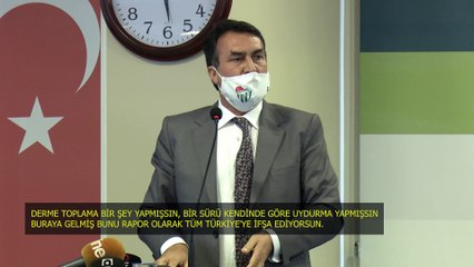 Belediyecilik dersi verdi