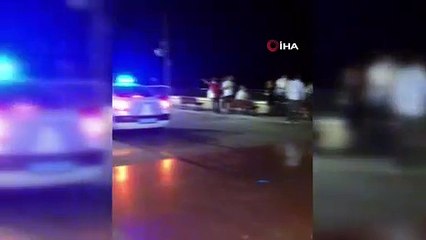 Görüntüler Bursa\'dan! Maske takmadı, ceza yazan bekçilere hakaret yağdırdı