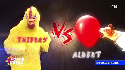 Spécial 35h : Thierry Moreau affronte un chien pour éclater un maximum de ballon