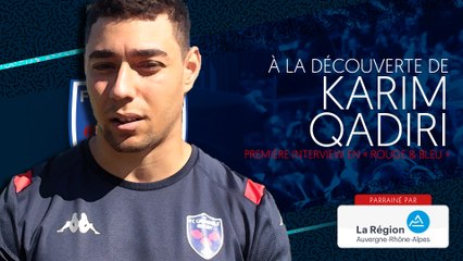 Karim Qadiri : « Avec le groupe qu'on a, il y a moyen de chercher quelque chose de bien. »