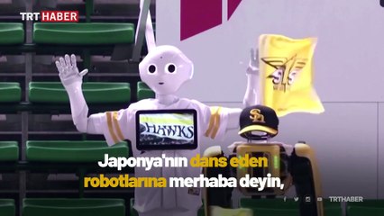 Dans eden robotlar Japon beyzbol maçında seyircilerin yerini aldı