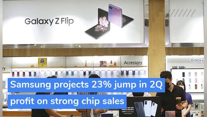 Samsung projects 23% jump in 2Q profit on strong chip sales, and other top stories from July 09, 2020.