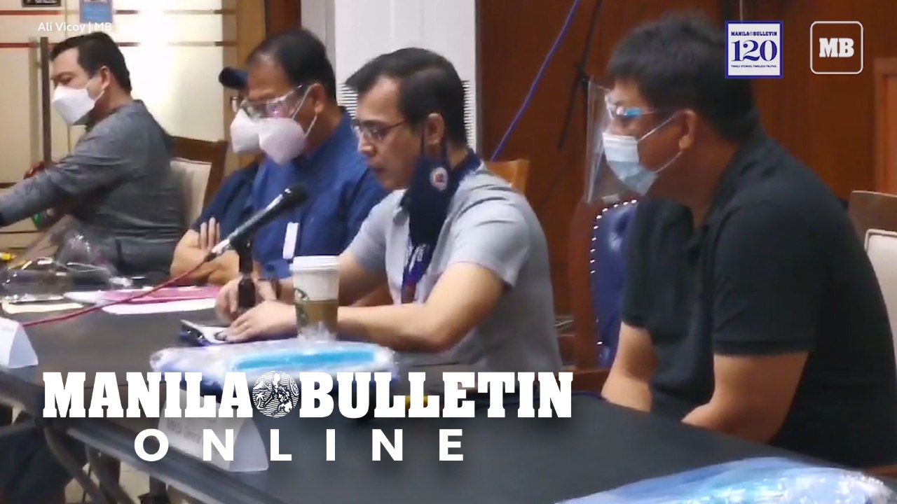 Turnover ceremony of PPE and COVID-19 testing kits inside the Manila City Hall