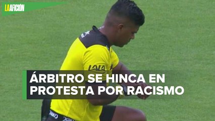 El árbitro Adalid Maganda se manifiesta contra el racismo en el Cruz Azul vs Toluca