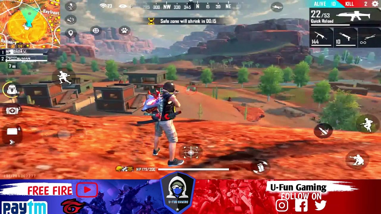 Kalahari Par Adam Ka Raj ||Only Adam Challenge In KALAHARI  Rank With Funny Commentary || Free Fire