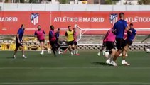 El Atlético regresa a los entrenamientos para preparar el partido ante el Betis
