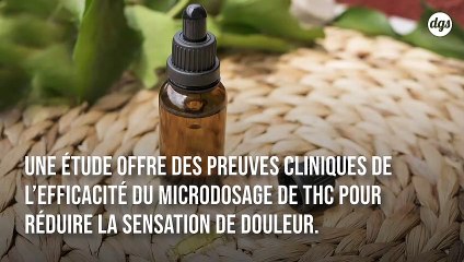 Le microdosage de THC permet de réduire la douleur chronique