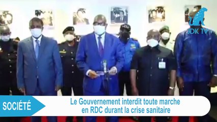 Le gouvernement interdit toute marche publique en RDC