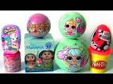 Huge Shimmer and Shine Genie Bottle Surprise LOL Dolls LIL SISTERS Series 2 Play-Doh Moana Toys