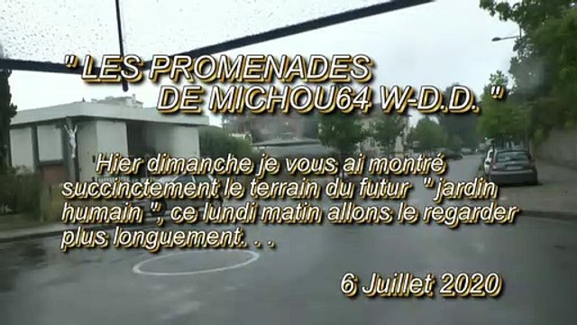 LES PROMENADES DE MICHOU64 W-D.D. - 6 JUILLET 2020 - PAU - CE LUNDI MATIN ALLONS REGARDER LE TERRAIN DU FUTUR JARDIN HUMAIN DERRIÈRE. . .