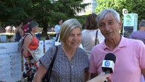 Reportage - Le funambule Nathan Paulin sur un fil entre l'hôtel de ville et la tour Perret