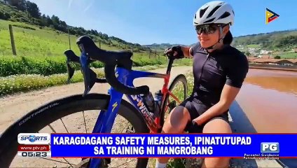 Panayam kina Philippine Triathlon Team members John Chicano at Kim Mangrobang