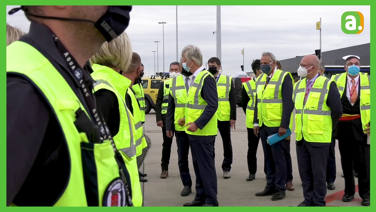 L'Avenir - Visite du roi Philippe à Liège Airport